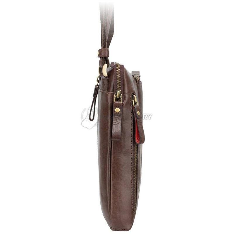 Чоловіча шкіряна сумка Visconti Roy M Brown (ML20 BRN)