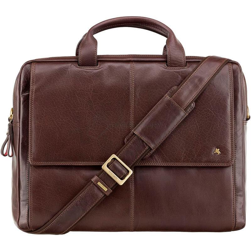 Чоловіча шкіряна сумка Visconti Anderson з відділ/для ноутбука 15