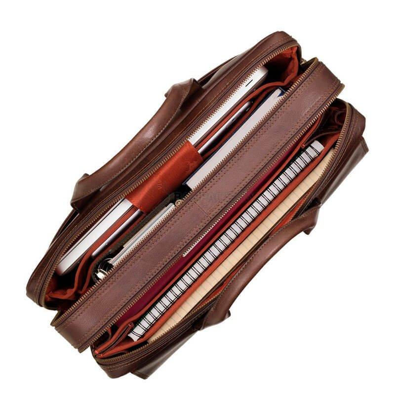 Чоловіча шкіряна сумка Visconti Anderson з відділ/для ноутбука 15