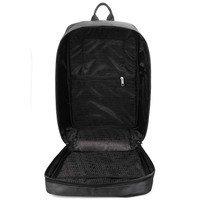Рюкзак для ручної поклажі Poolparty HUB Ryanair/Wizz Air/МАУ Чорний 20л (hub - black)