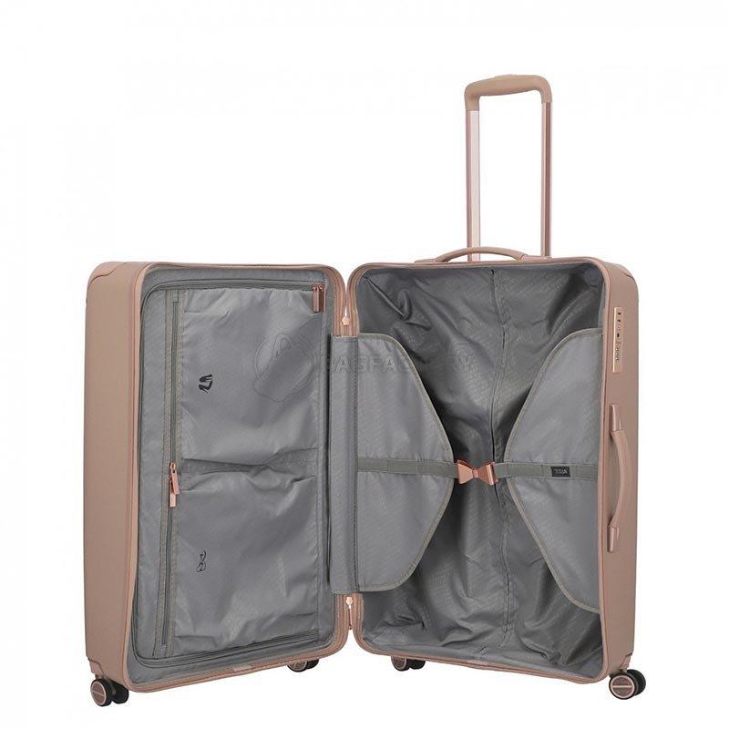 Валіза на 4 колесах Titan BARBARA GLINT Rose Metallic L 100л (Ti845404 - 15)