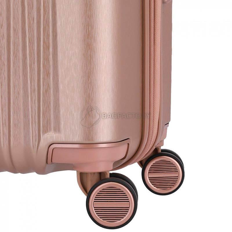 Валіза на 4 колесах Titan BARBARA GLINT Rose Metallic L 100л (Ti845404 - 15)
