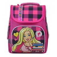 Рюкзак шкільний каркасний 1 Вересня H - 11 Barbie red 12л (555156)