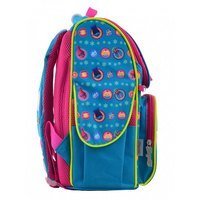 Рюкзак шкільний каркасний 1 Вересня H - 11 Trolls turquoise 12л (555162)