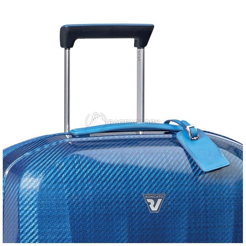 Валіза на 4-х колесах Roncato We Are Glam 40 л Синій/Синя сталь (5953 5303)