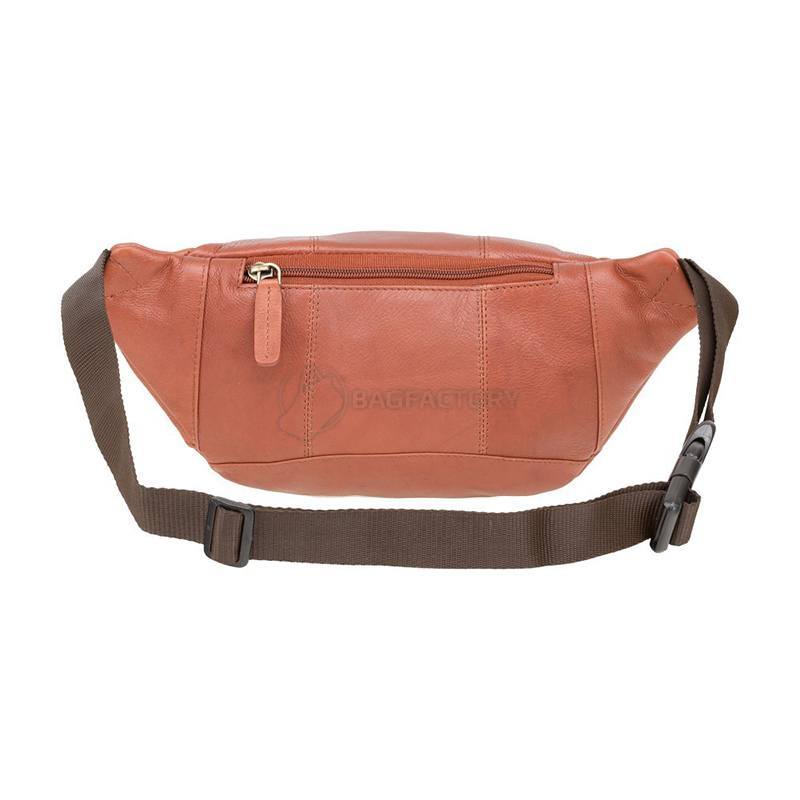 Поясна шкіряна сумка Visconti 720 Bumbag Brown (720 BR)