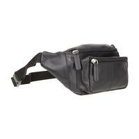 Поясна шкіряна сумка Visconti Bumbag Black (720 BLK)