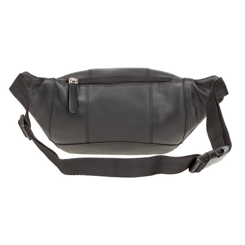 Поясна шкіряна сумка Visconti Bumbag Black (720 BLK)