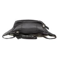 Поясна шкіряна сумка Visconti Bumbag Black (720 BLK)