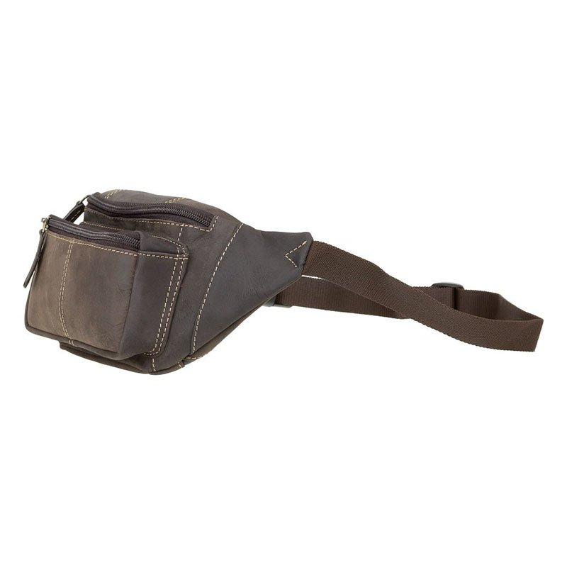 Поясна шкіряна сумка Visconti Bumbag Oil Brown (720 OIL BR)