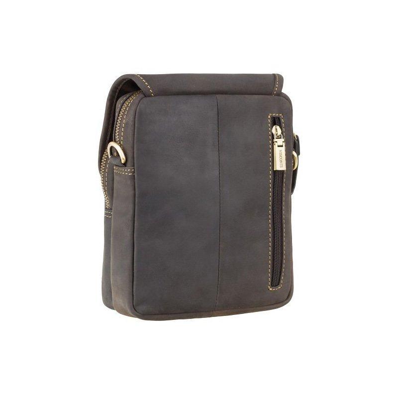Чоловіча шкіряна сумка Visconti Jules Oil Brown (16208 OIL BR)