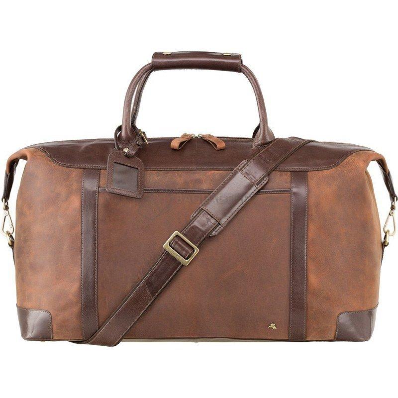 Дорожня шкіряна сумка Visconti Voyager Tan Merlin (TC152 TAN/MLN)