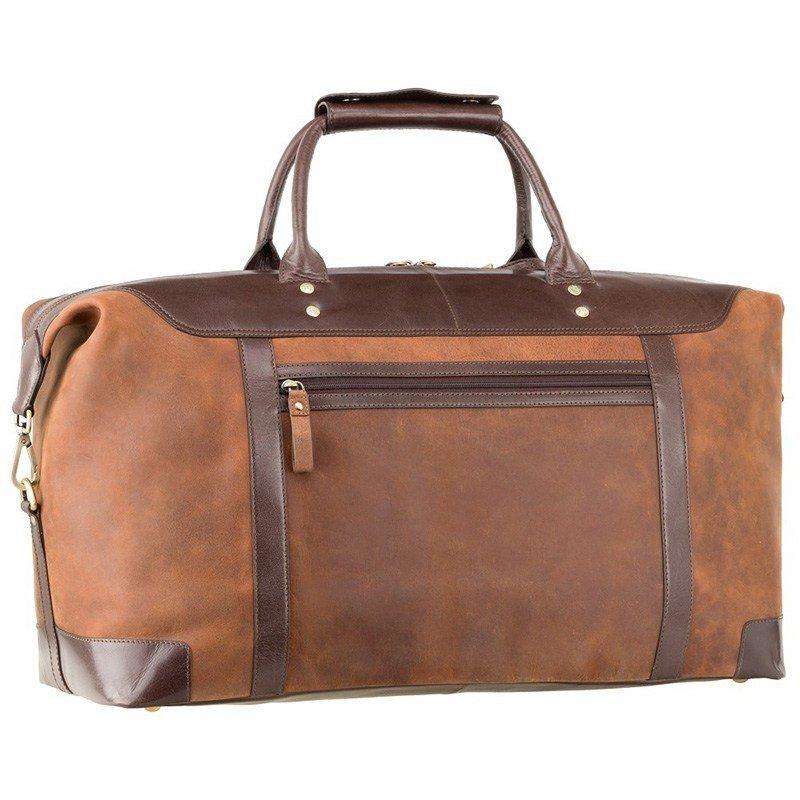 Дорожня шкіряна сумка Visconti Voyager Tan Merlin (TC152 TAN/MLN)