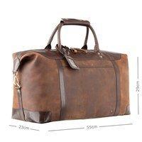 Дорожня шкіряна сумка Visconti Voyager Tan Merlin (TC152 TAN/MLN)