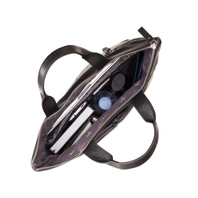 Сумка для ноутбука шкіряна Visconti Axel Oil Black (TC74 OIL BLK)