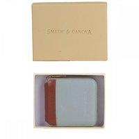 Гаманець жіночий шкіряний Smith & Canova Althorp Blue - Tan (26803 BLUE - TAN)