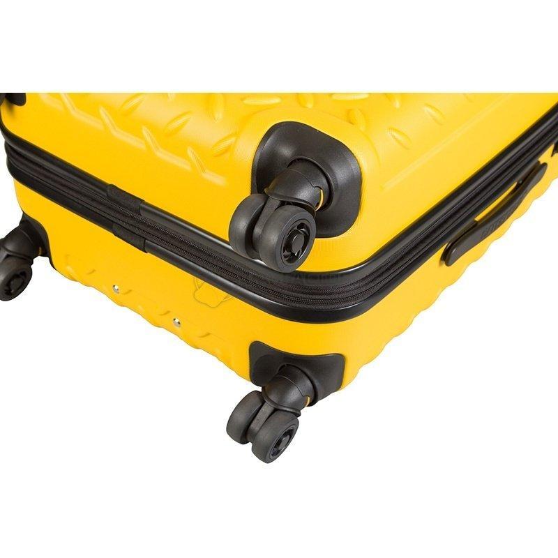 Валіза на 4-х колесах CAT Industrial Plate 92л Жовтий (83686;217)