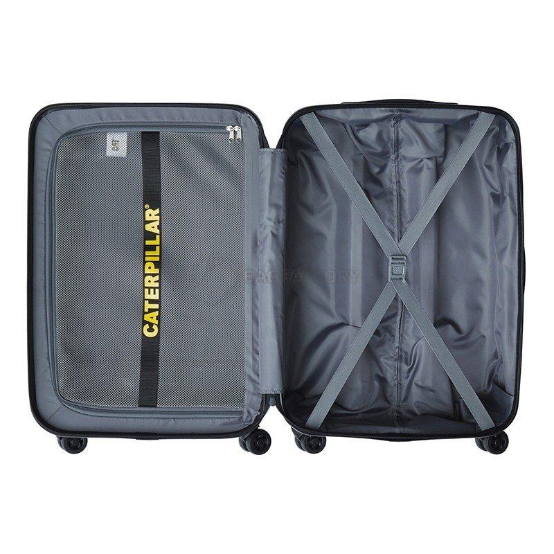 Валіза на 4-х колесах CAT Industrial Plate 92л Жовтий (83686;217)