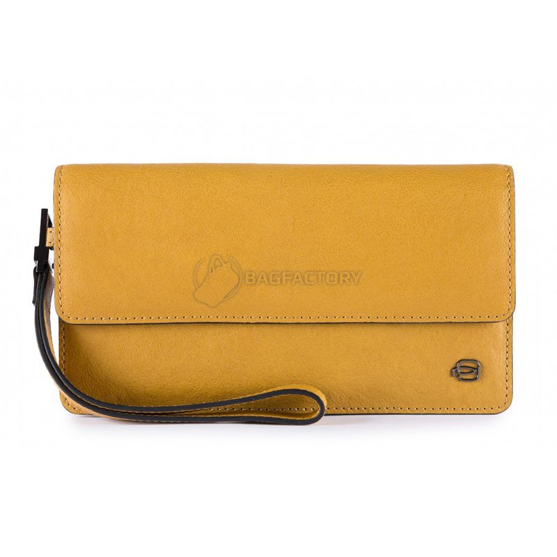 Клатч Piquadro Black Square Yellow з відділ. д/смартфону+ RFID захист (PP4765B3R_G)