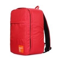Рюкзак для ручної поклажі Poolparty HUB Ryanair/Wizz Air/МАУ Червоний 20л (hub - red)