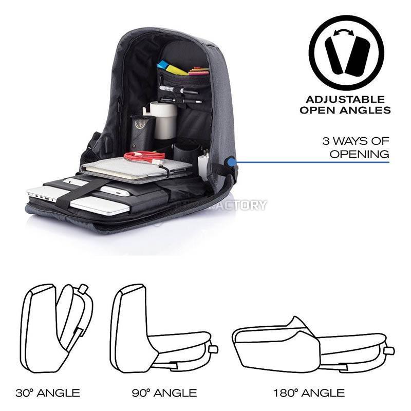 Міський рюкзак Анти-злодій XD Design Bobby Camouflage Green 11л для ноутбука 14