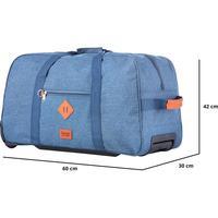 Дорожня сумка на колесах TravelZ Hipster 51 Jeans Blue (927285)