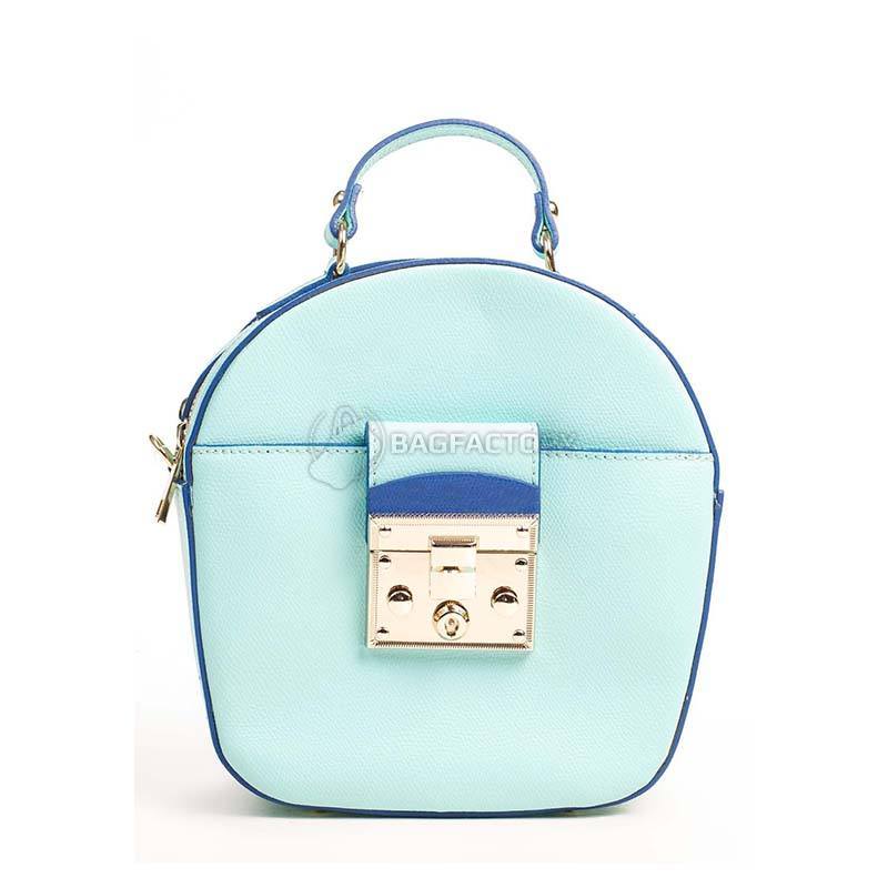 Шкіряний клатч Italian Bags М'ятний (6206_tiffanyy)