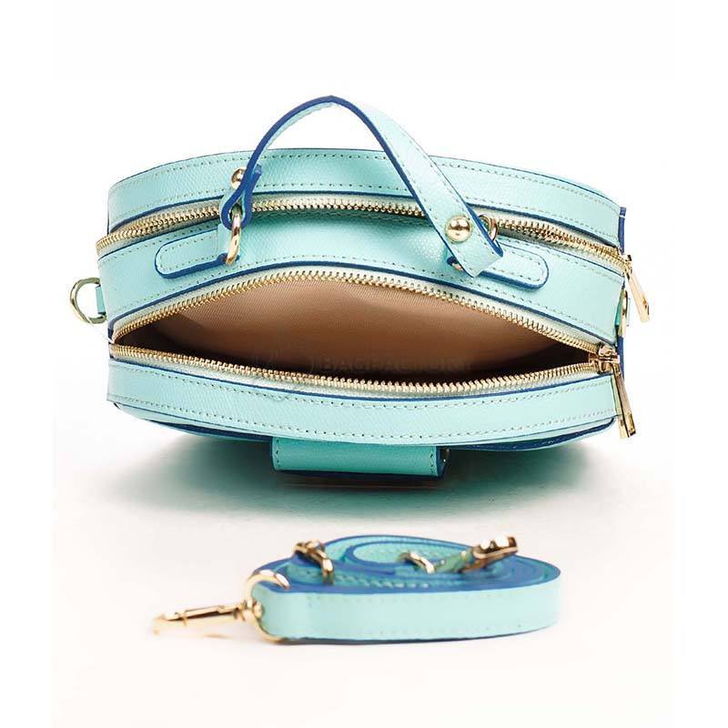 Шкіряний клатч Italian Bags М'ятний (6206_tiffanyy)