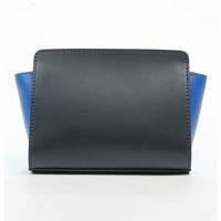 Жіноча шкіряна сумка Italian Bags Чорний (1298_black_blue)