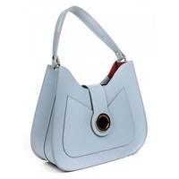 Жіноча шкіряна сумка Italian Bags Блакитної (6908_sky)