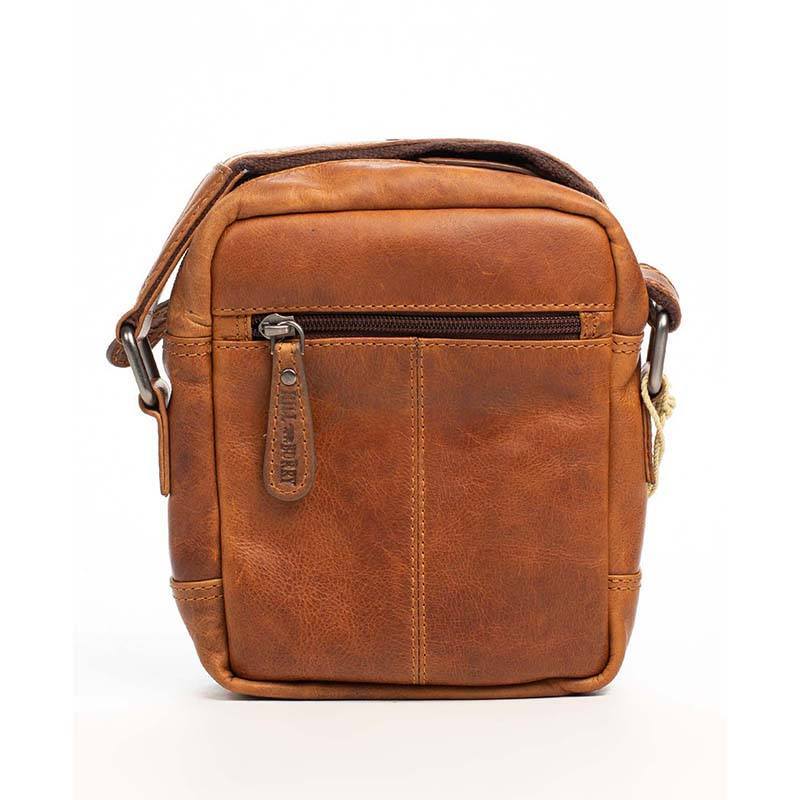 Чоловіча шкіряна сумка HILL BURRY Коричневий (05_brown)