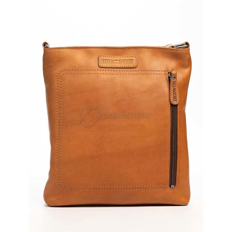 Чоловіча шкіряна сумка HILL BURRY Коричневий (3031_brown)