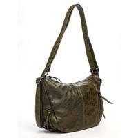 Жіноча шкіряна сумка Amelie Pelletteria Зелений (6526_green)