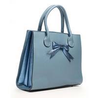 Жіноча шкіряна сумка Italian bags Блакитний (6539_sky)