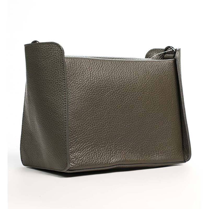 Жіноча шкіряна сумка Amelie Pelletteria Сірий (6545_gray)