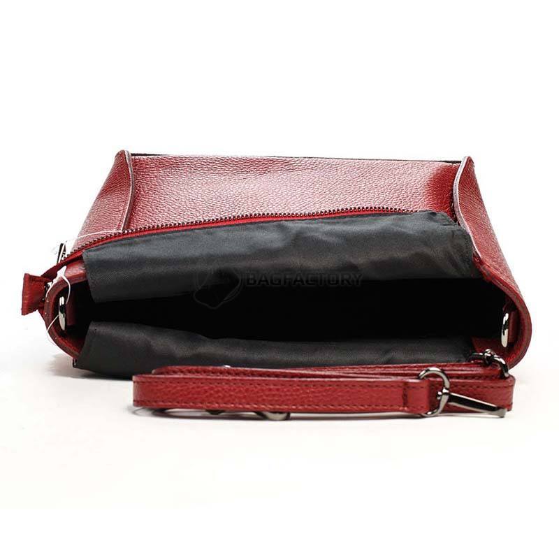 Жіноча шкіряна сумка Amelie Pelletteria Червоний (6545_red)