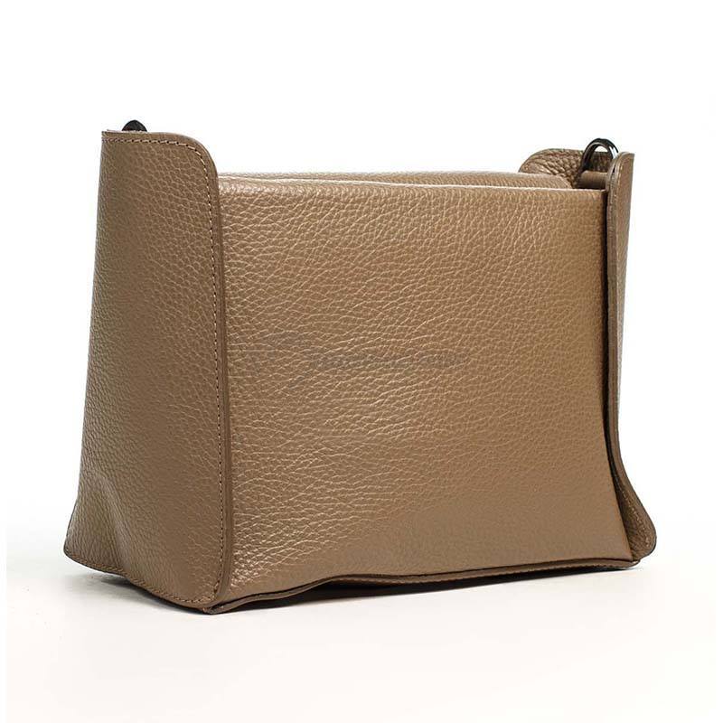 Жіноча шкіряна сумка Amelie Pelletteria Таупе (6545_taupe)