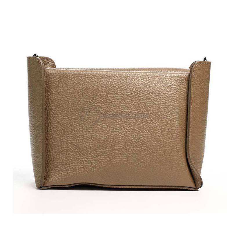 Жіноча шкіряна сумка Amelie Pelletteria Таупе (6545_taupe)