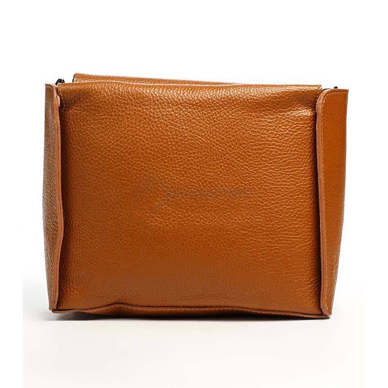 Жіноча шкіряна сумка Amelie Pelletteria Коньячний (6545_cuoio)