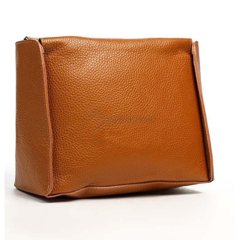 Жіноча шкіряна сумка Amelie Pelletteria Коньячний (6545_cuoio)