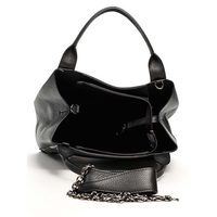 Жіноча шкіряна сумка Italian Bags Чорний (6503_black)