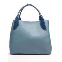Жіноча шкіряна сумка Italian Bags Блакитної (6503_sky)