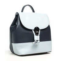 Міський шкіряний рюкзак Italian Bags Синій (6559_blue_sky)