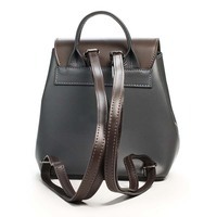 Міський шкіряний рюкзак Italian Bags Коричневий (6559_gray_brown)