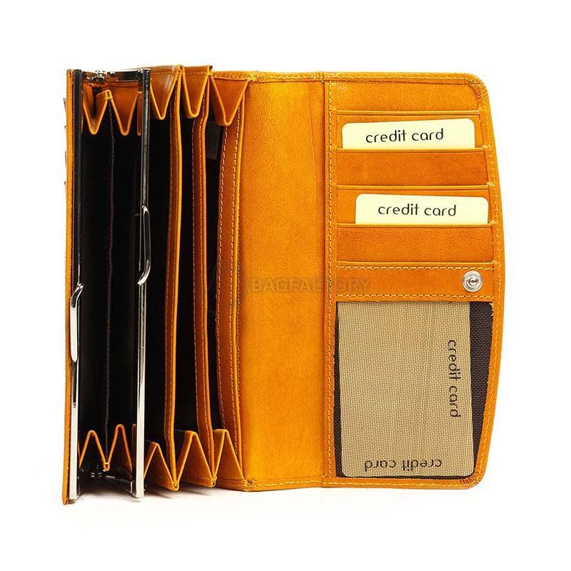 Гаманець шкіряний Italian Bags Жовтий (w8137_yellow)