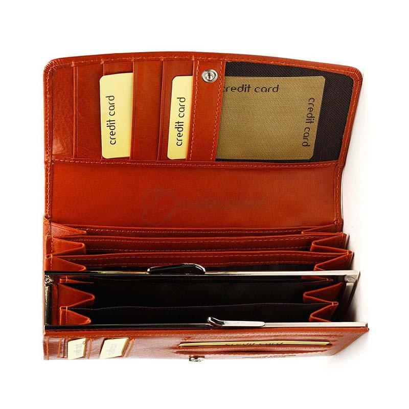 Гаманець шкіряний Italian Bags Помаранчевий (w8137_orange)