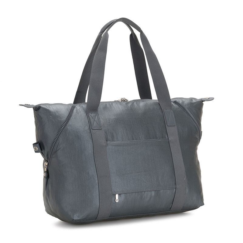 Жіноча сумка Kipling Basic Plus Art M Steel Gr Metal 26л (K25748_H55)
