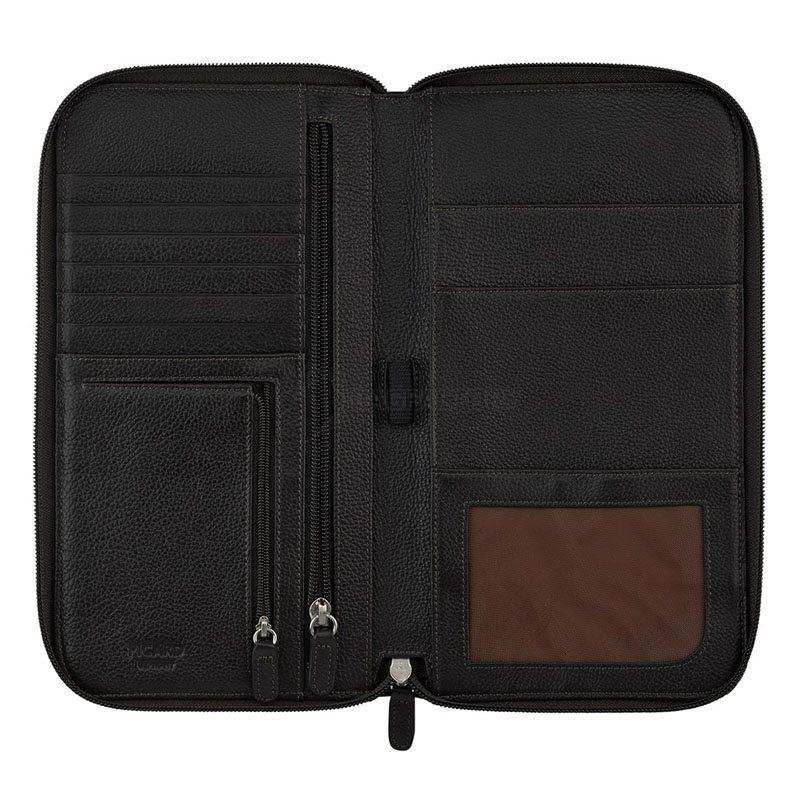 Тревеллер шкіряний Picard Travelkit1 Coffee на блискавці (Pi8227 - 50T-055)