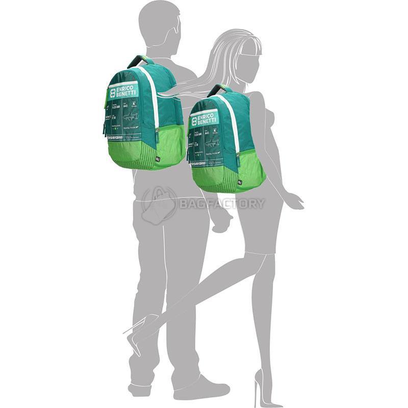 Міський рюкзак Enrico Benetti Wellington Green з відділ. д/ноутбука 17