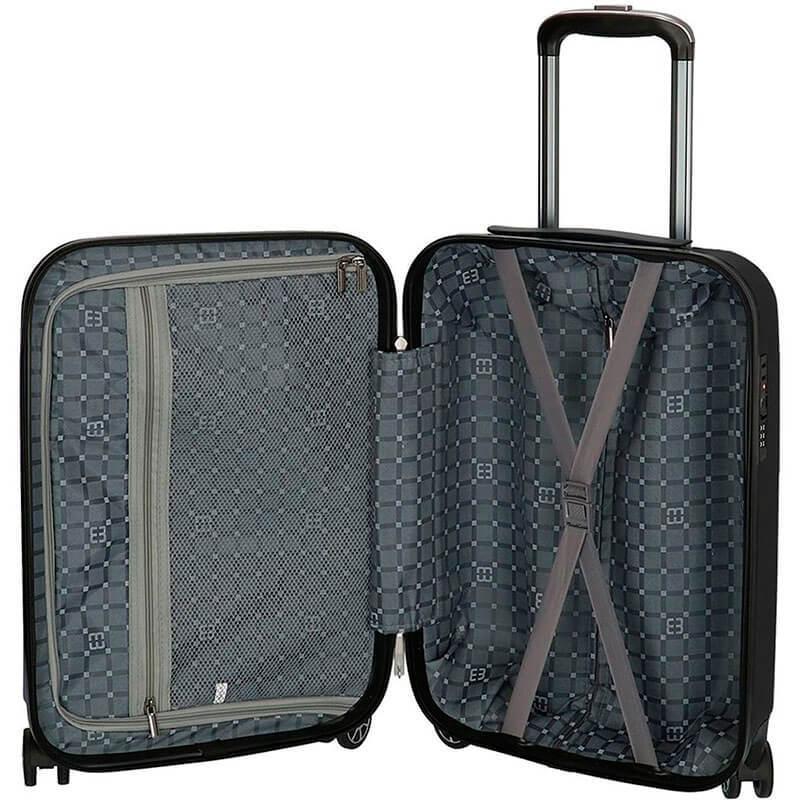 Валіза на 4 колесах Enrico Benetti Atlanta Black S 42л (Eb74000 001-50)